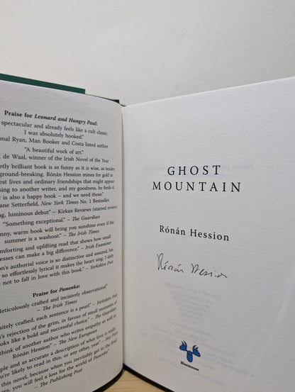 Ghost Mountain by Ronan Hession (Signed First Edition) - Fialta Books