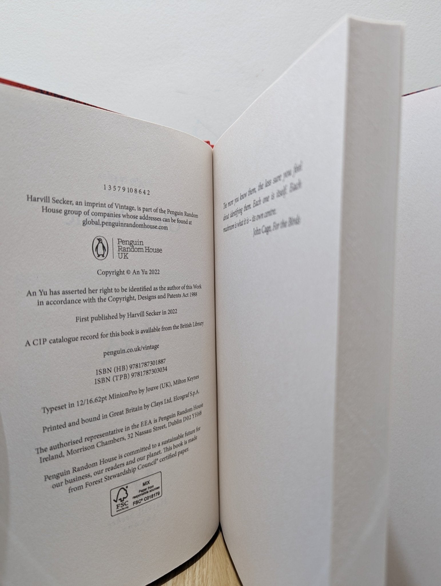 Ghost Music by An Yu (Signed First Edition) - Fialta Books