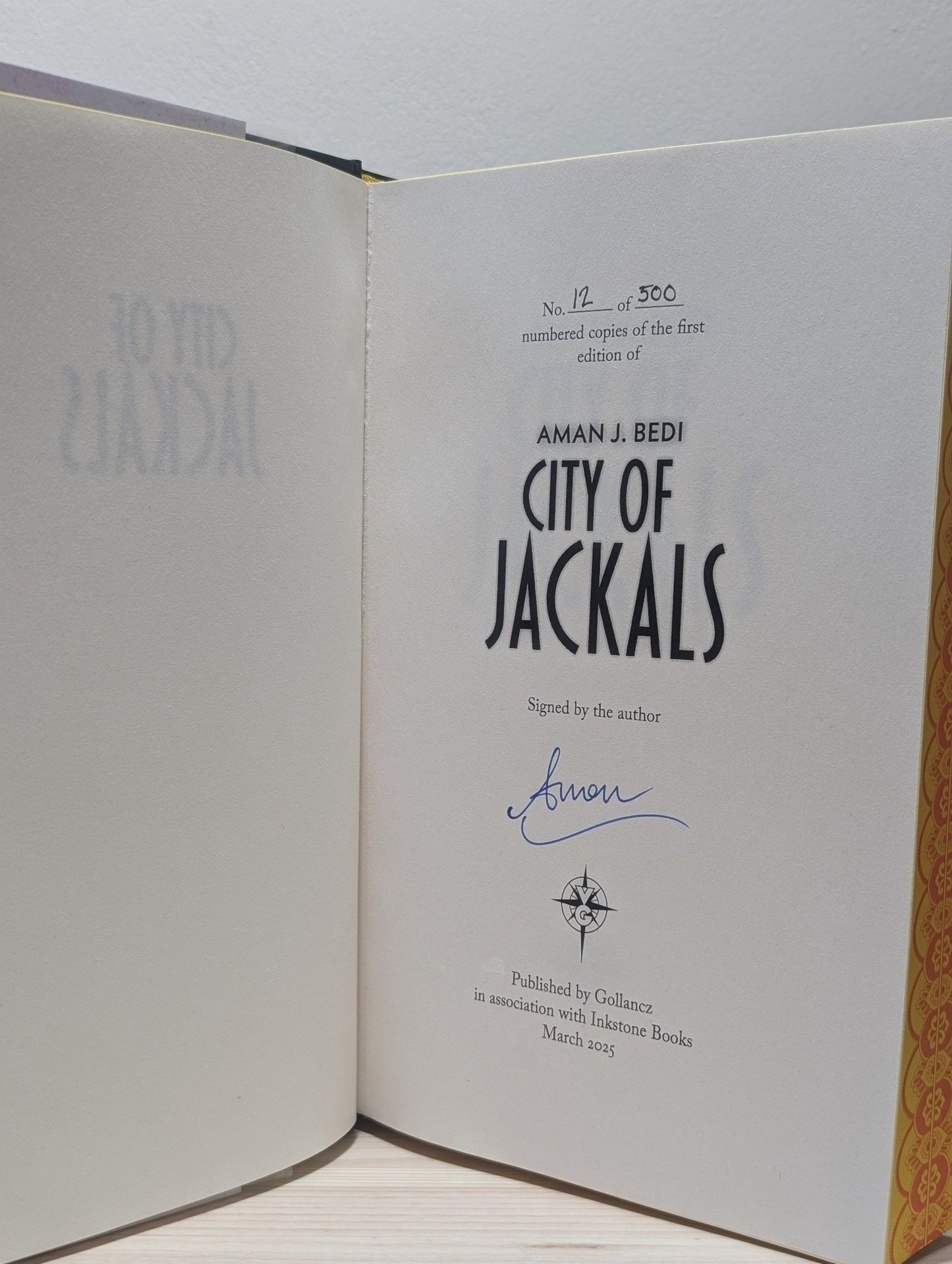 Ghosts of Ethuran 1 - 2: Kavithri; City of Jackals by Aman J. Bedi (Signed Set with sprayed edges) - Fialta Books