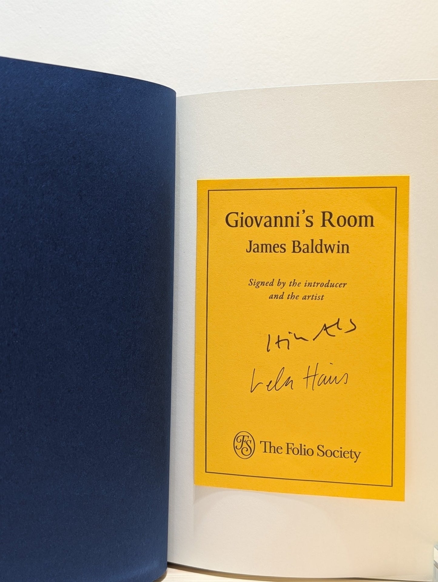 Giovanni's Room by James Baldwin (Folio Slipcase Edition Signed by Illustrator) - Fialta Books