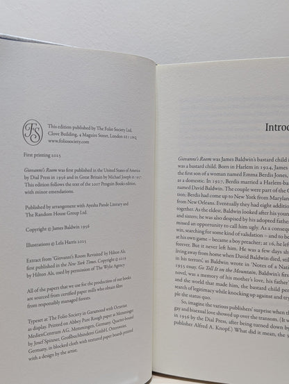 Giovanni's Room by James Baldwin (Folio Slipcase Edition Signed by Illustrator) - Fialta Books