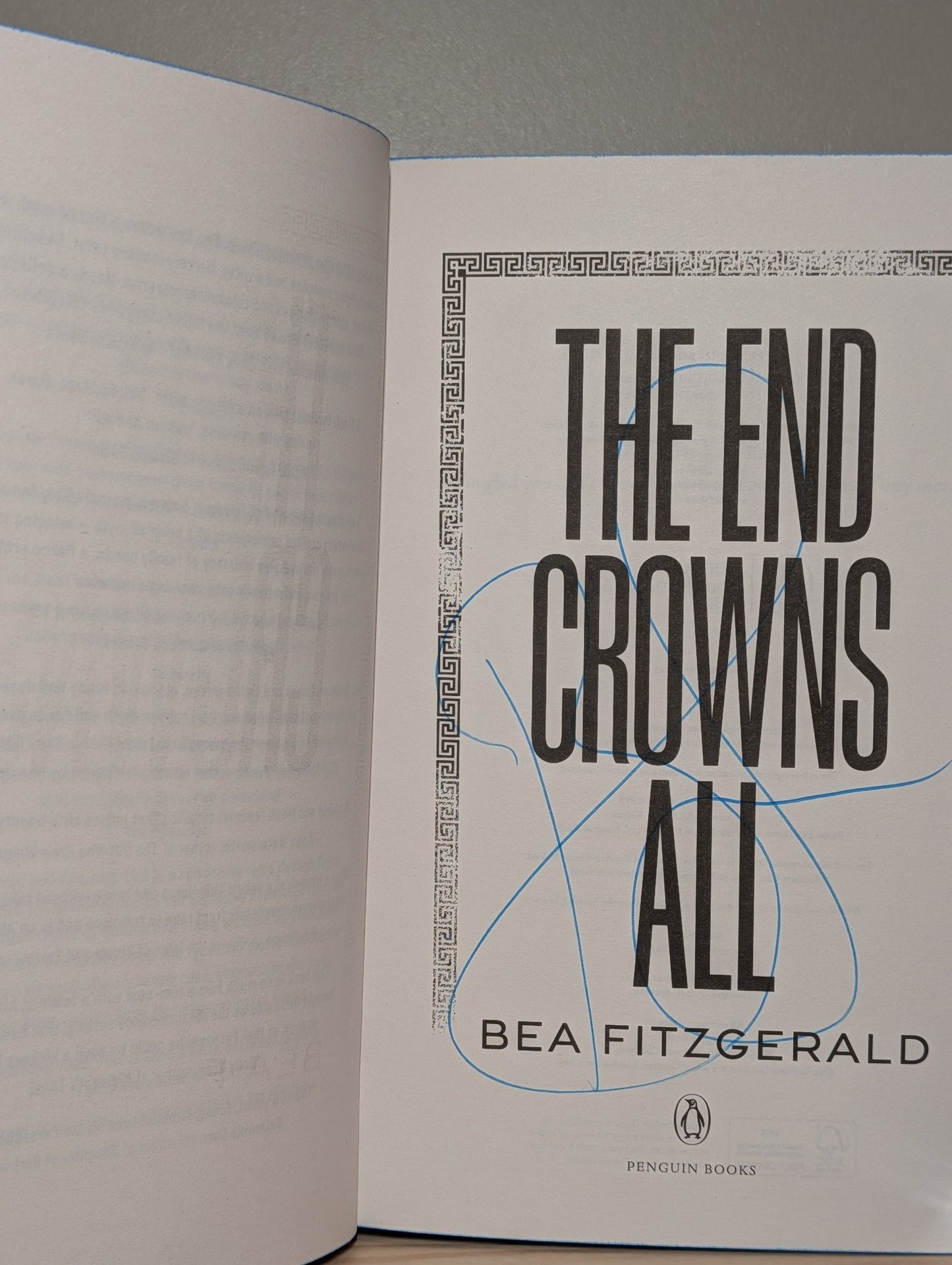 Girl, Goddess, Queen; The End Crowns All; A Beautiful Evil by Bea Fitzgerald (Signed Set with sprayed edges) - Fialta Books