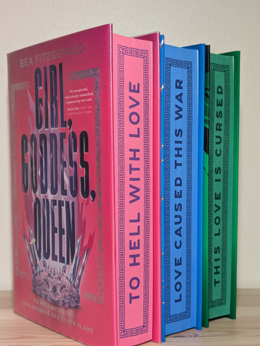 Girl, Goddess, Queen; The End Crowns All; A Beautiful Evil by Bea Fitzgerald (Signed Set with sprayed edges) - Fialta Books