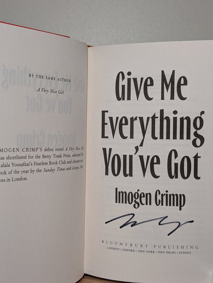 Give Me Everything You've Got by Imogen Crimp (Signed First Edition) - Fialta Books