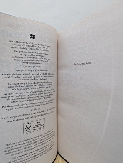 Glass Hotel by Emily St. John Mandel (Signed Numbered First Edition with sprayed edges) - Fialta Books