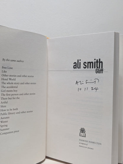 Gliff by Ali Smith (Signed Dated First Edition) - Fialta Books