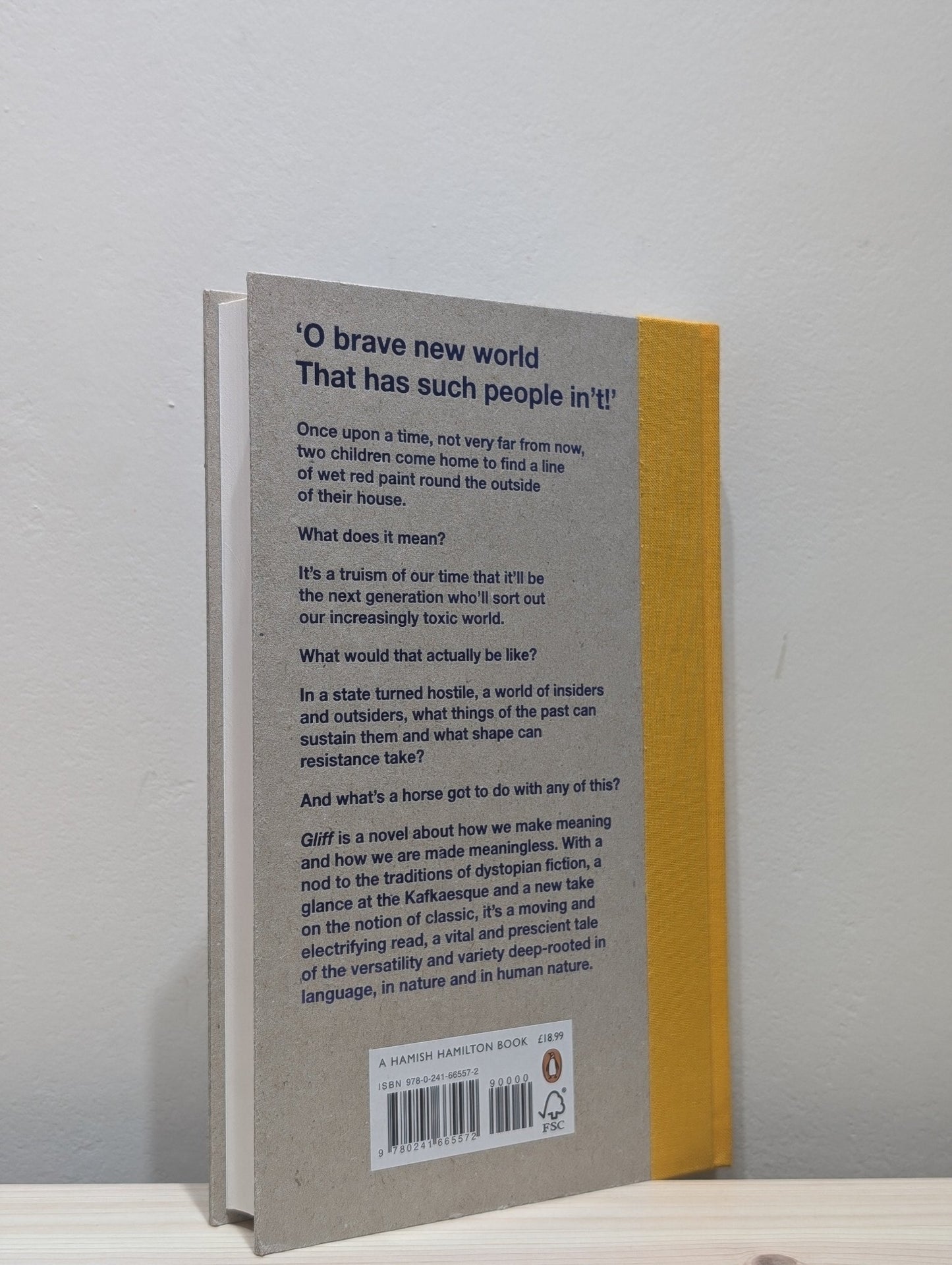 Gliff by Ali Smith (Signed Dated First Edition) - Fialta Books