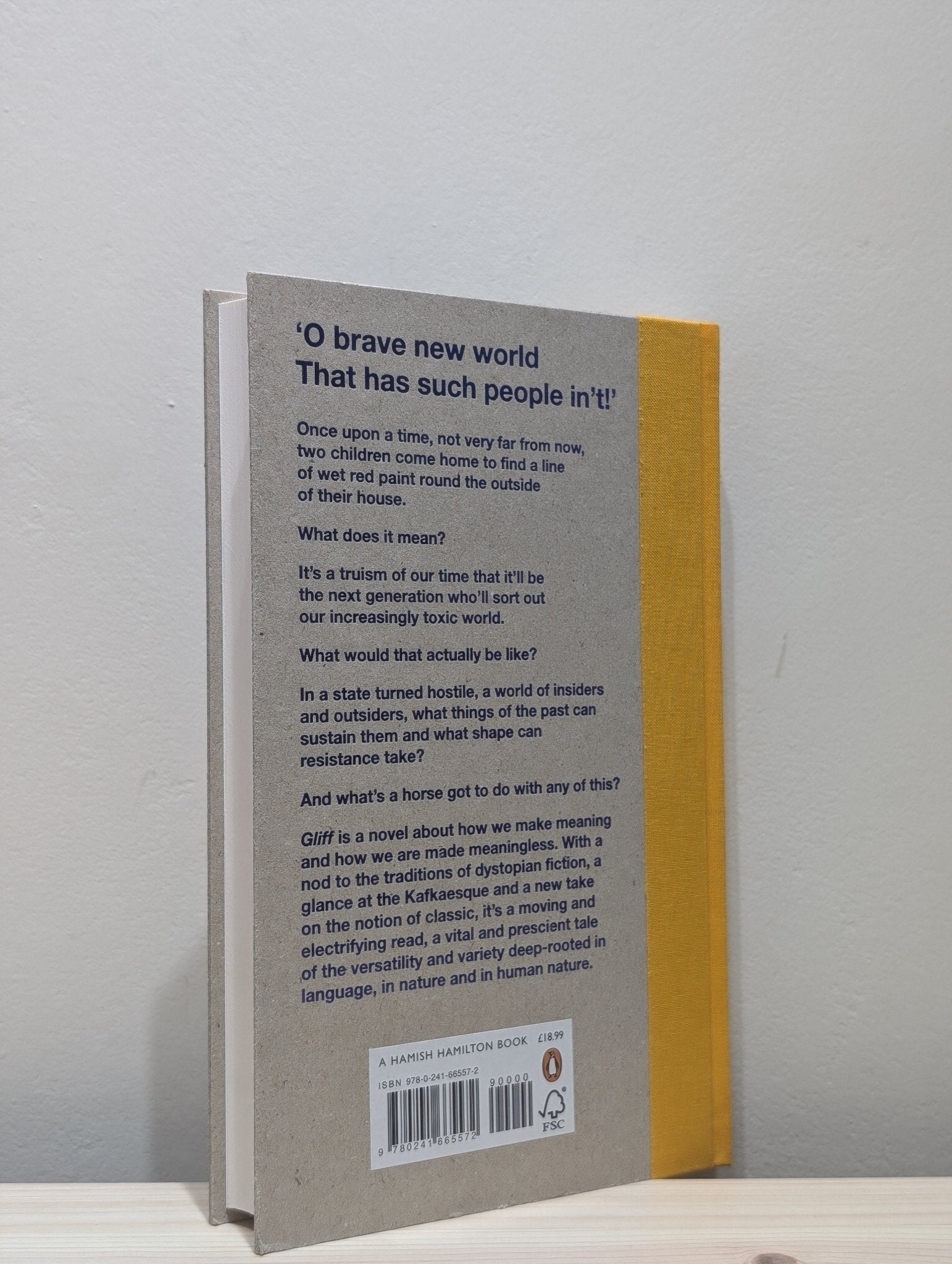 Gliff by Ali Smith (Signed Dated First Edition) - Fialta Books