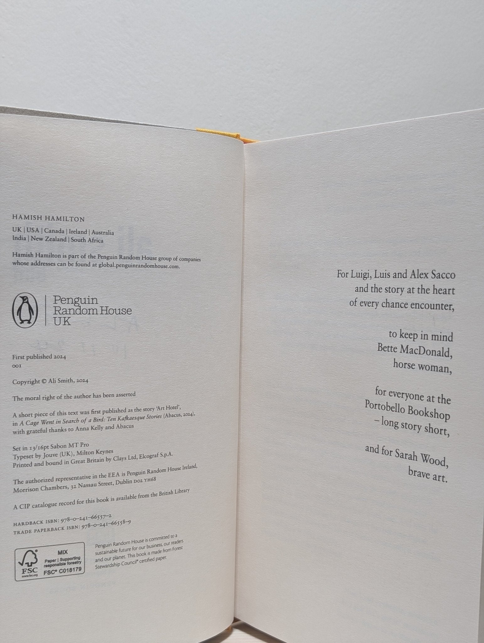 Gliff by Ali Smith (Signed Dated First Edition) - Fialta Books