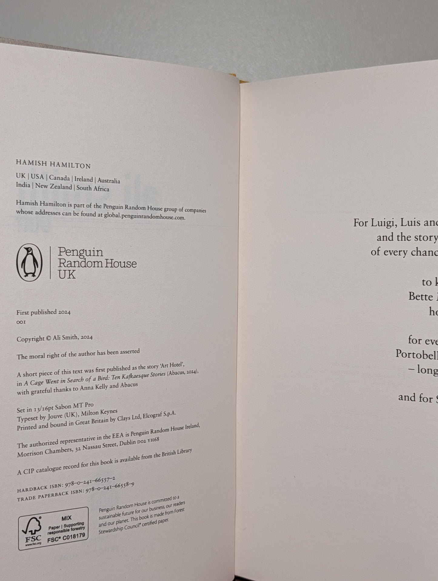 Gliff; Glyph by Ali Smith (Signed First Edition) - Fialta Books
