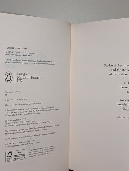 Gliff; Glyph by Ali Smith (Signed First Edition) - Fialta Books