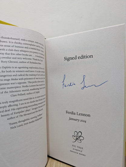 Glorious Exploits by Ferdia Lennon (Signed First Edition) - Fialta Books