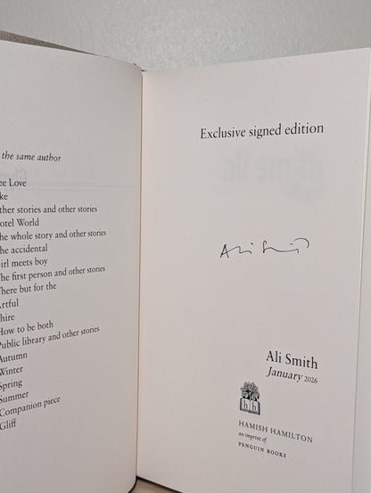 Glyph by Ali Smith (Signed First Edition) - Fialta Books