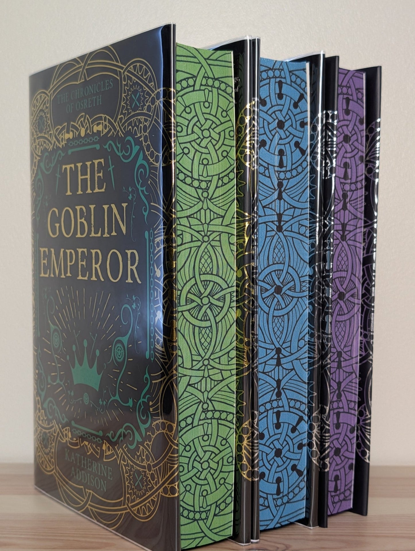 Goblin Emperor; Witness for the Dead, The Grief of Stones; Tomb of Dragons by Katherine Addison (Signed Set) - Fialta Books