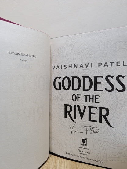 Goddess of the River by Vaishnavi Patel (Signed First Edition with sprayed edges) - Fialta Books