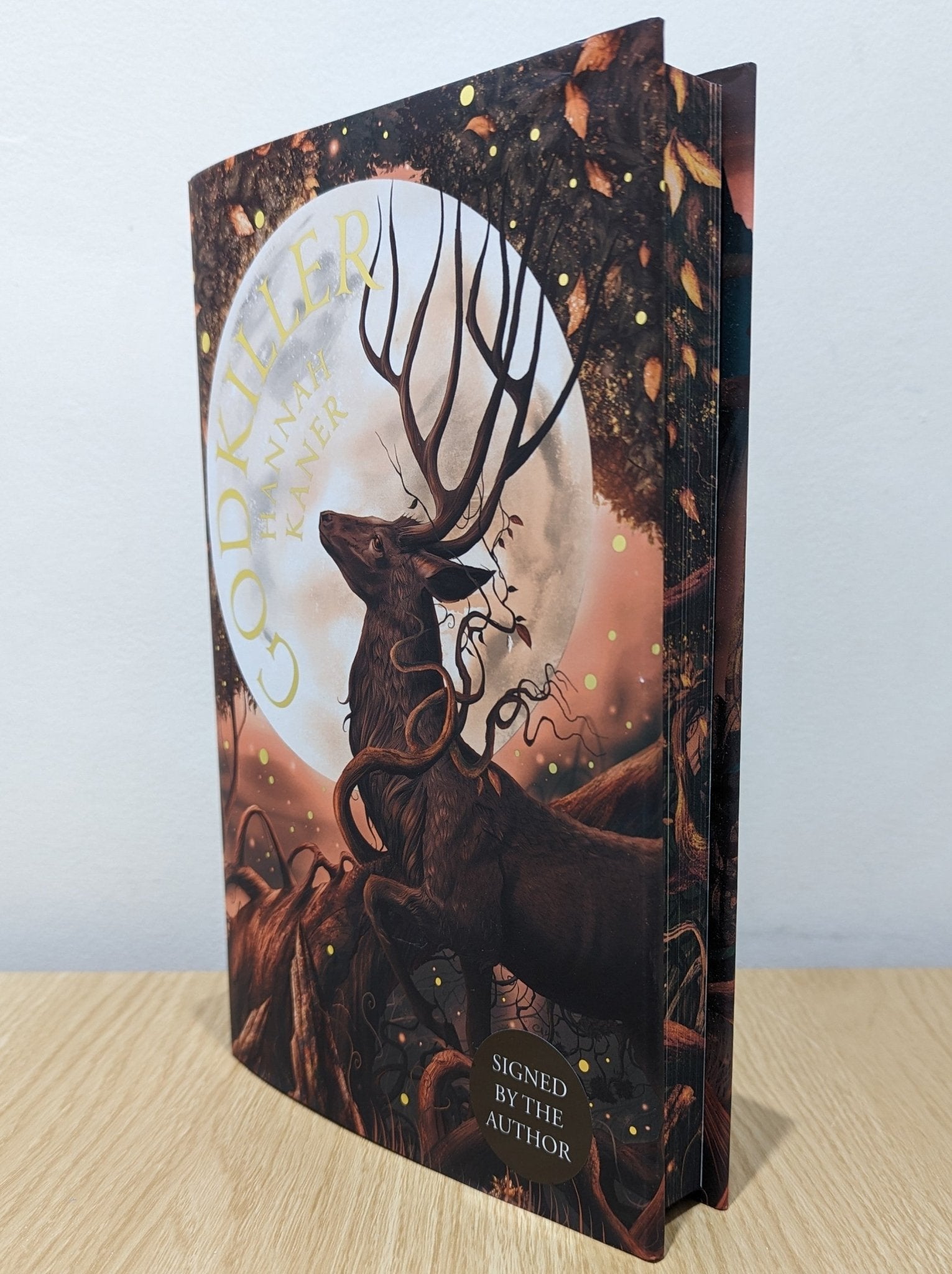 Godkiller by Hannah Kaner (Signed First Edition with sprayed edges) - Fialta Books