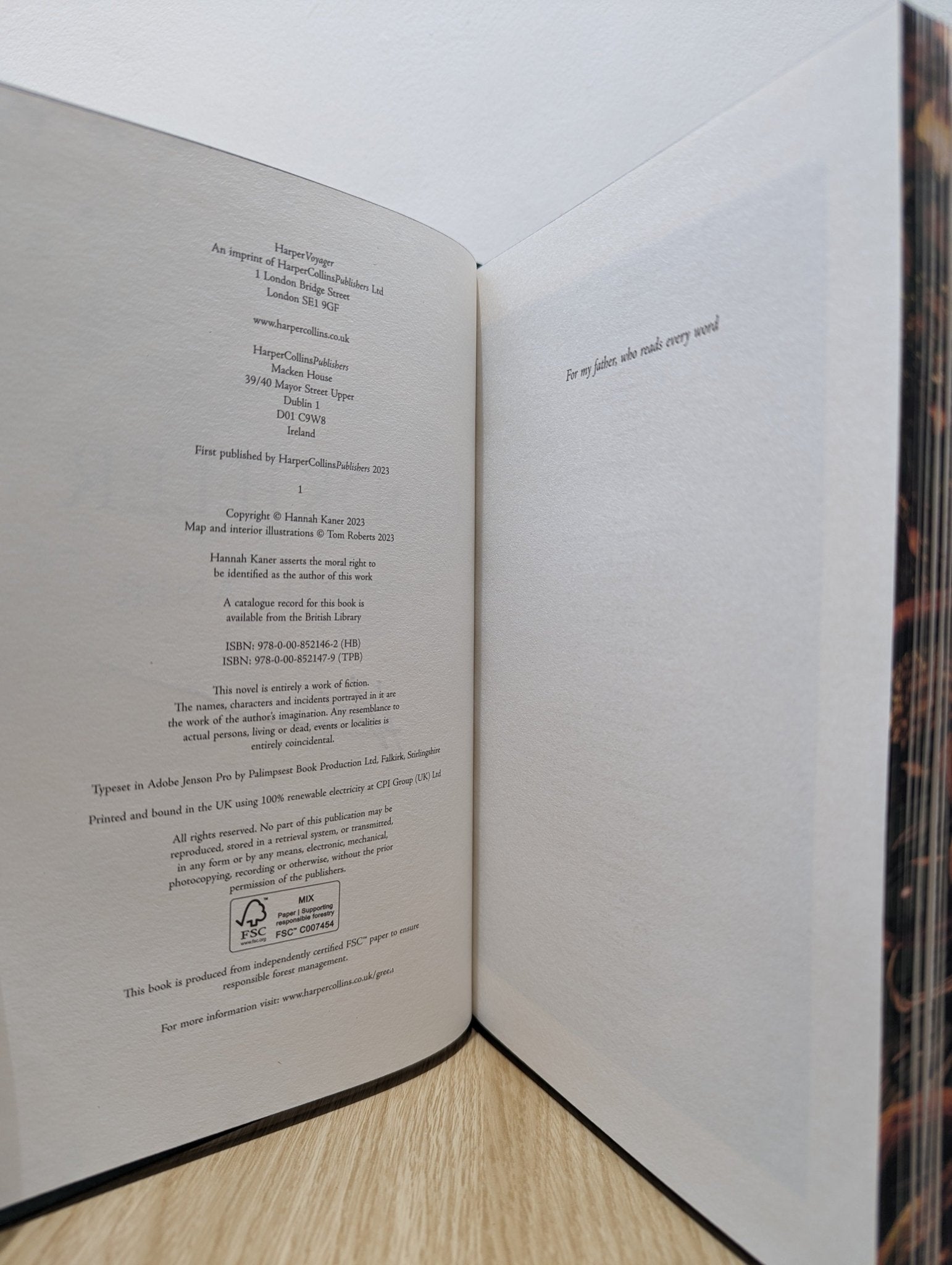 Godkiller by Hannah Kaner (Signed First Edition with sprayed edges) - Fialta Books