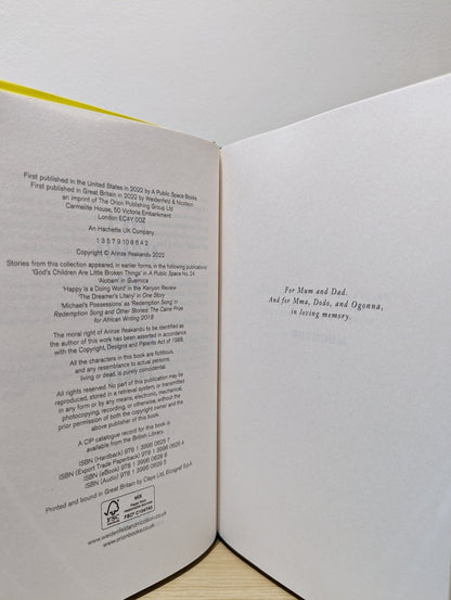 God's Children Are Little Broken Things by Arinze Ifeakandu (Signed Bookplate First Edition) - Fialta Books