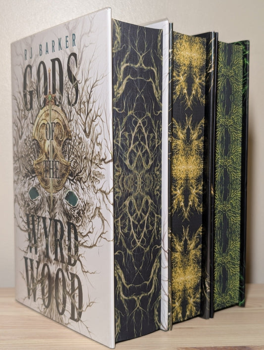 Gods of Wyrdwood; Warlords of Wyrdwood; Heart of Wyrdwood by RJ Barker (Signed with sprayed edges) - Fialta Books