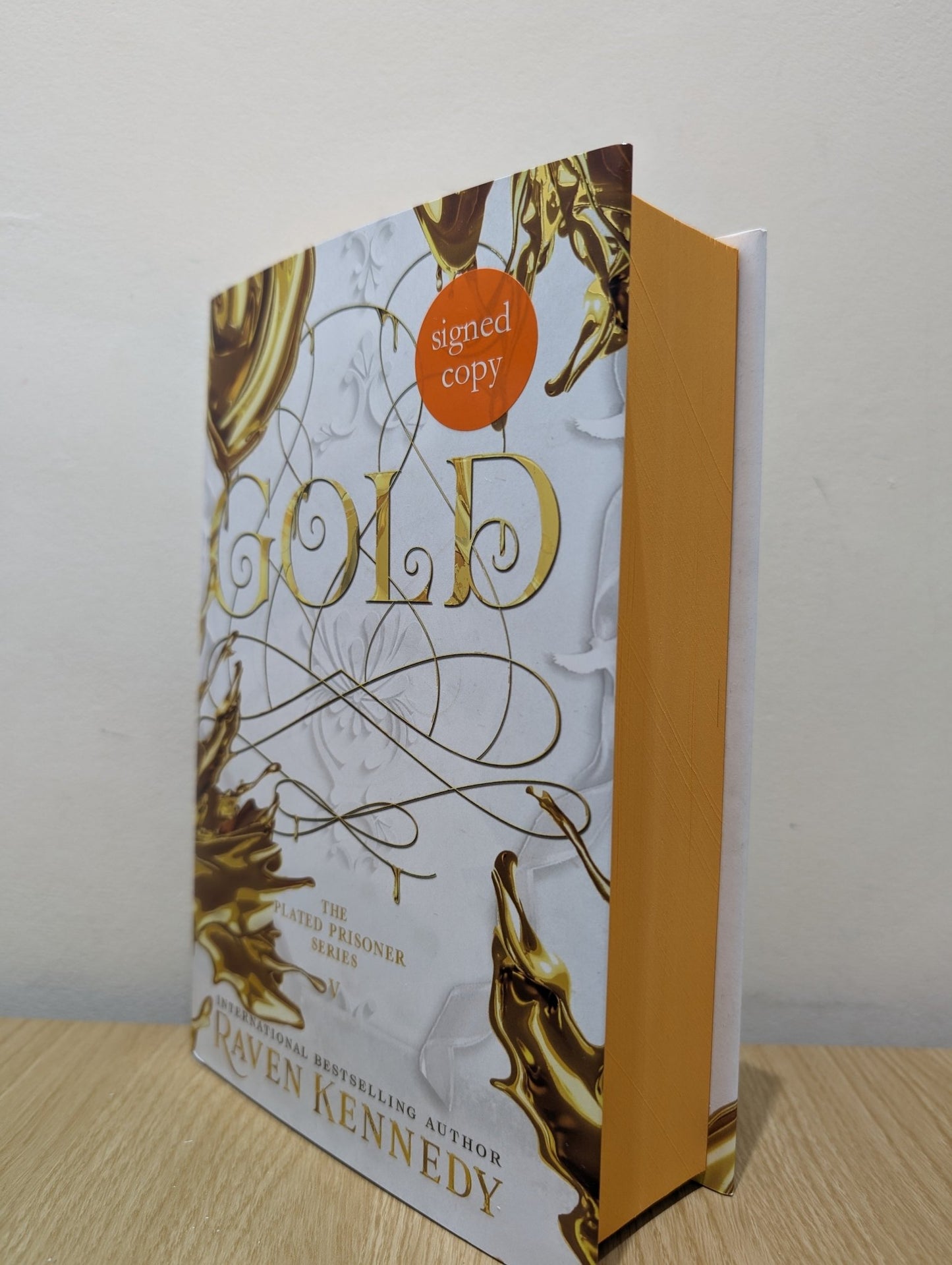 Gold: Plated Prisoner 5 by Raven Kennedy (Signed First Edition with sprayed edges) - Fialta Books