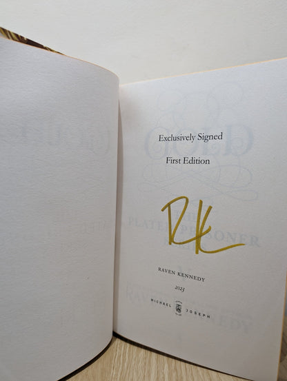 Gold: Plated Prisoner 5 by Raven Kennedy (Signed First Edition with sprayed edges) - Fialta Books