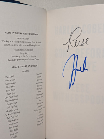 Gone Before Goodbye by Reese Witherspoon Harlan Coben (Double Signed First Edition) - Fialta Books