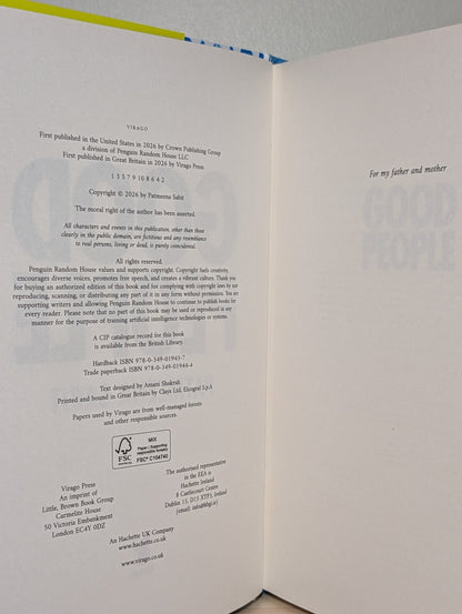 Good People by Patmeena Sabit (First Edition) - Fialta Books