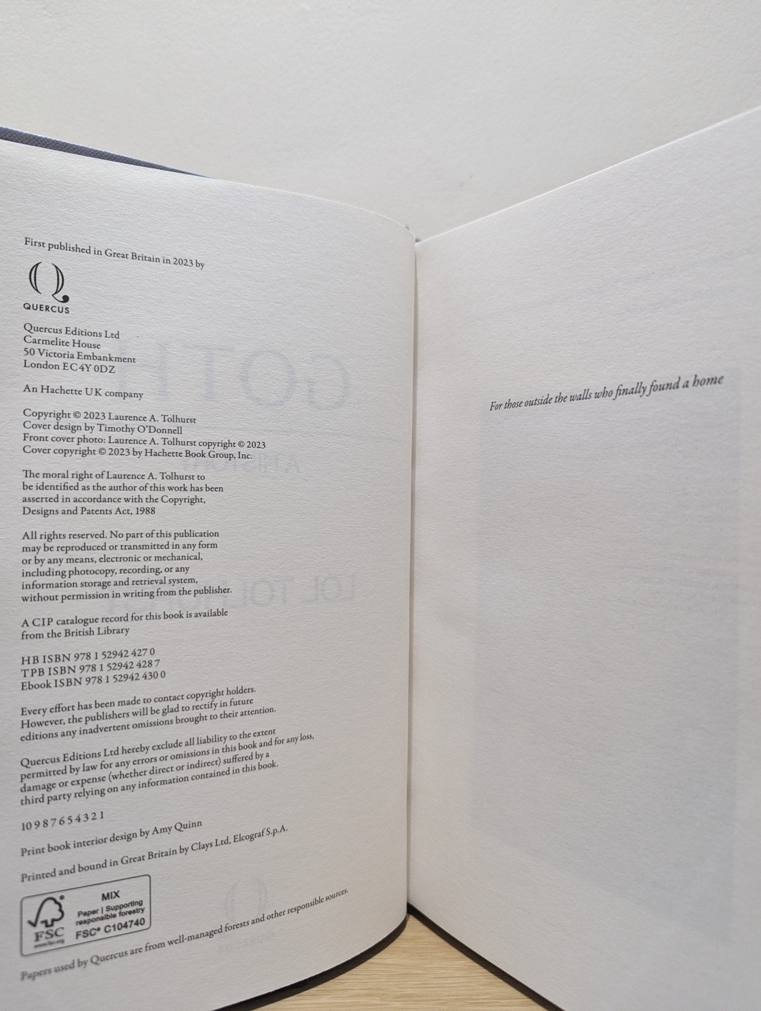 Goth: A History by Lol Tolhurst (Signed First Edition) - Fialta Books