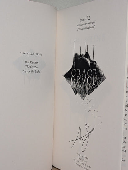 Grace by A.M. Shine (Signed First Edition with sprayed edges) - Fialta Books