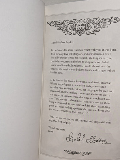 Graceless Heart by Isabel Ibanez (Special Edition with sprayed edges) - Fialta Books