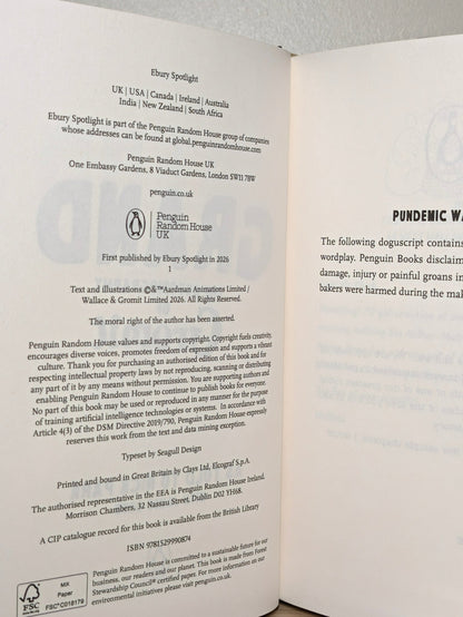 Grand: The Autobiography of Gromit by Nick Park (Signed First Edition with sprayed edges) - Fialta Books