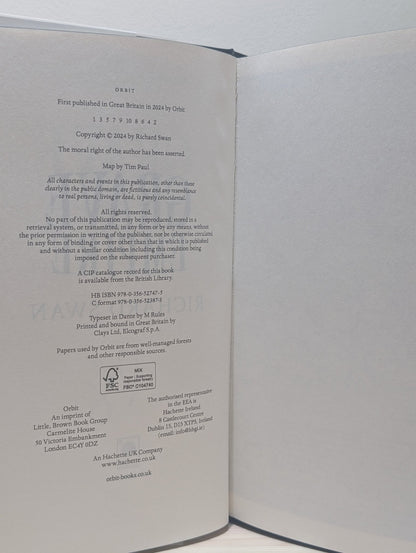 Grave Empire by Richard Swan (Signed Numbered First Edition with sprayed edges) - Fialta Books