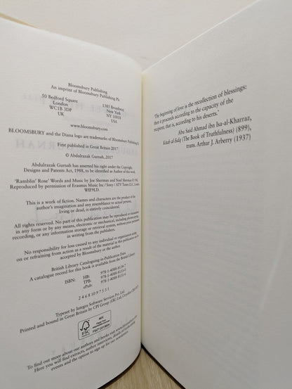 Gravel Heart by Abdulrazak Gurnah (Signed First Edition) - Fialta Books