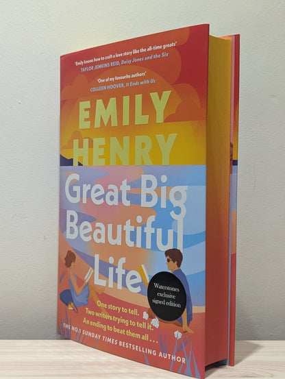 Great Big Beautiful Life by Emily Henry (Signed First Edition with sprayed edges) - Fialta Books