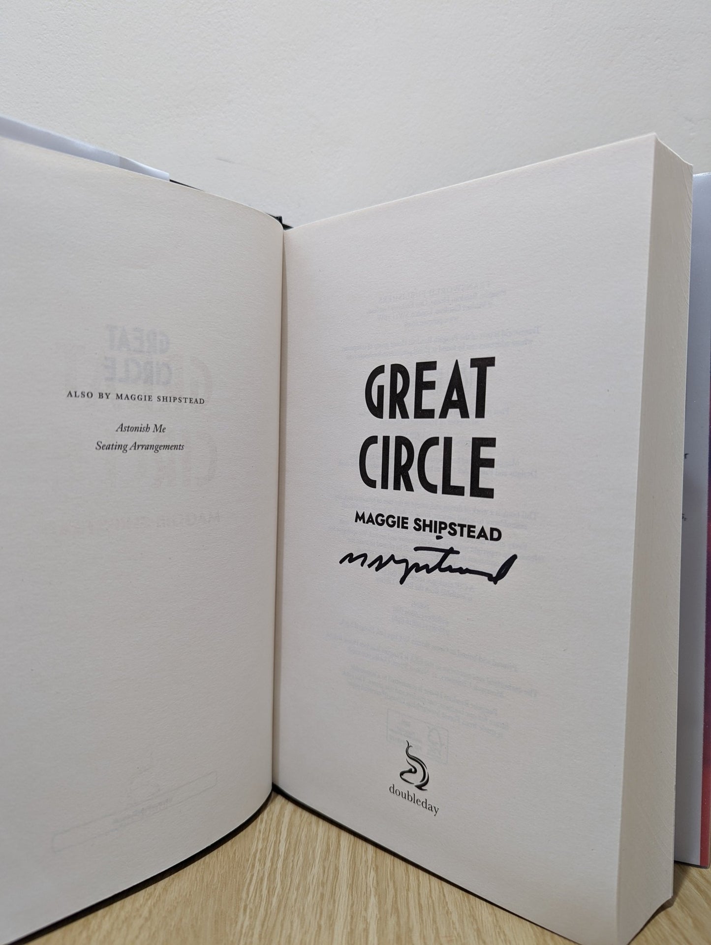 Great Circle: A Novel by Maggie Shipstead (Signed First Edition) - Fialta Books