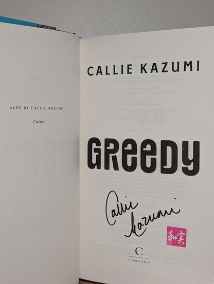 Greedy by Callie Kazumi (Signed First Edition) - Fialta Books