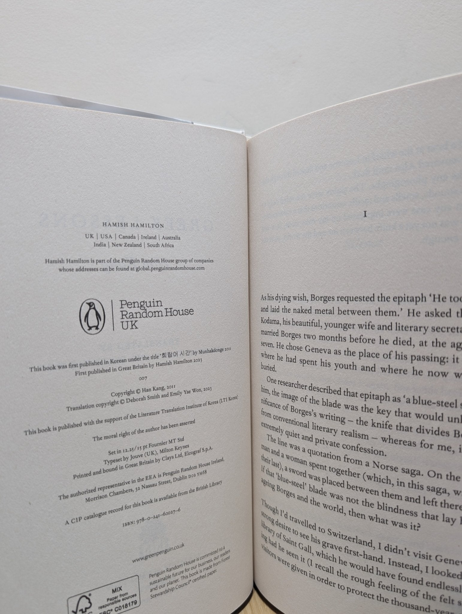 Greek Lessons by Kang Han - Fialta Books