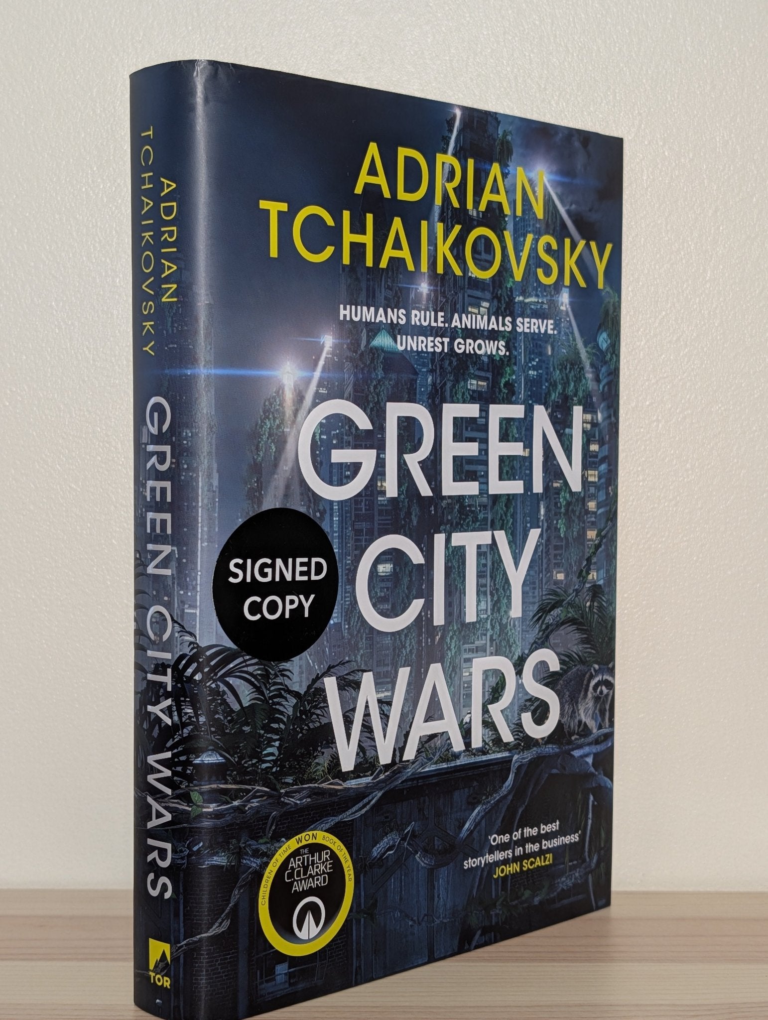 Green City Wars by Adrian Tchaikovsky (Signed First Edition) - Fialta Books