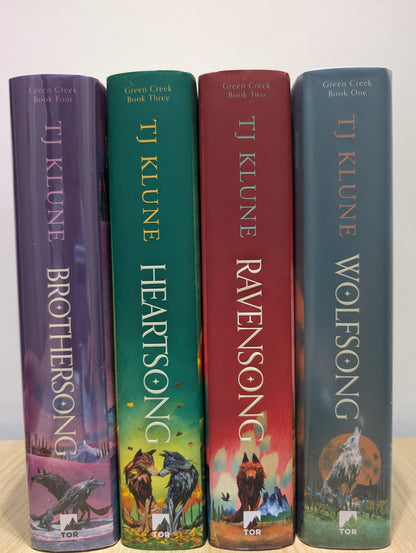 Green Creek 1 - 4: Wolfsong; Ravensong; Heartsong; Brothersong by TJ Klune (Signed First Edition Set) - Fialta Books