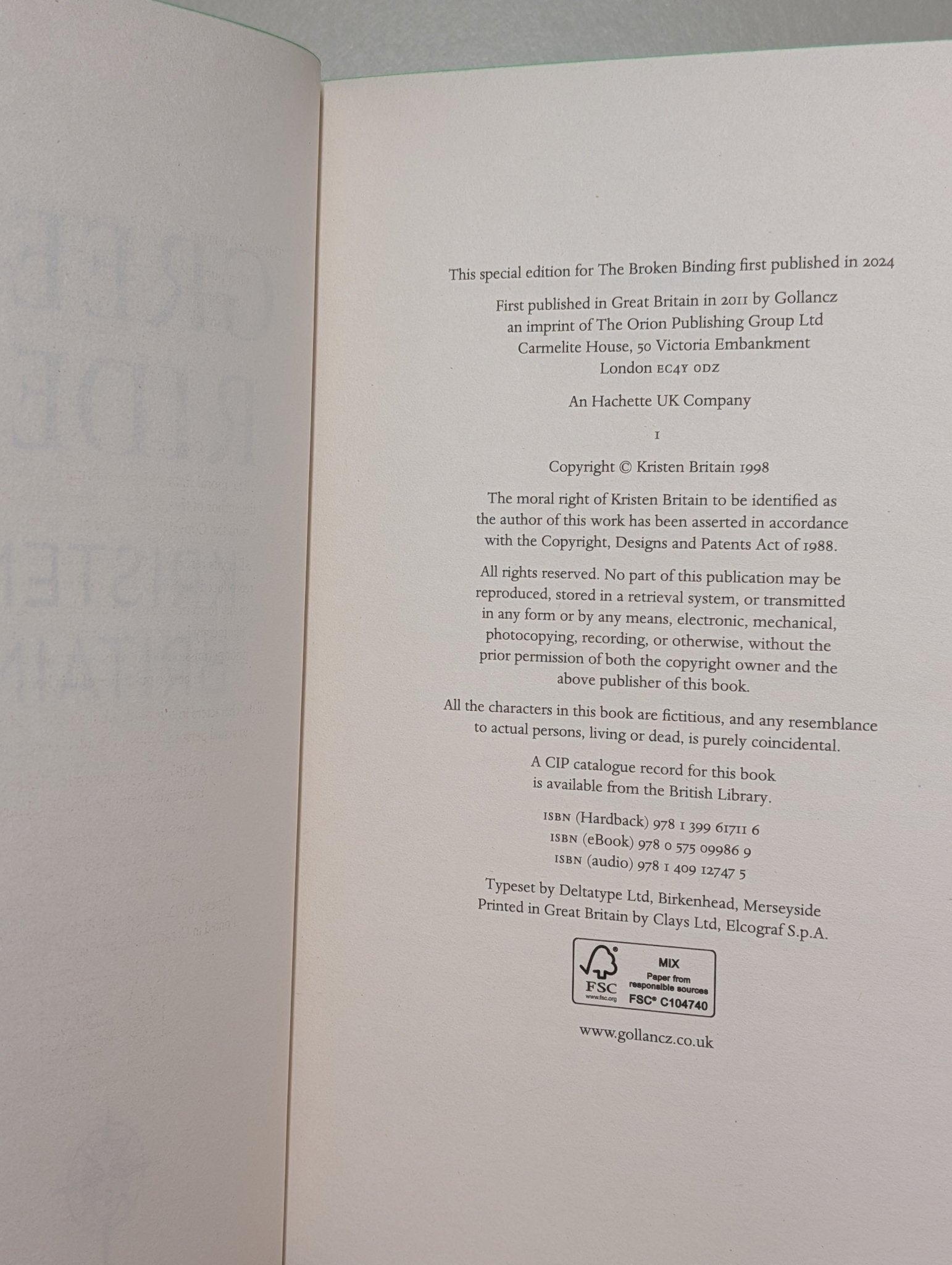 Green Rider; First Rider's Call; High King's Tomb by Kristen Britain (Signed Set with sprayed edges) - Fialta Books