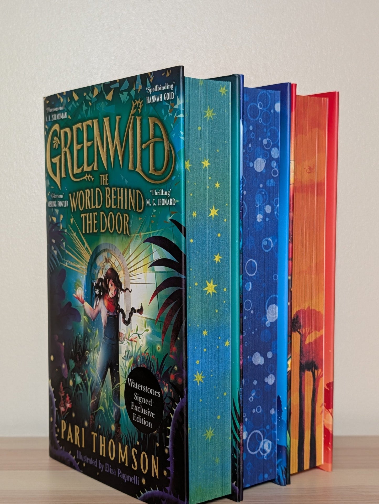 Greenwild 1 - 3 by Pari Thomson (Signed Set with sprayed edges) - Fialta Books
