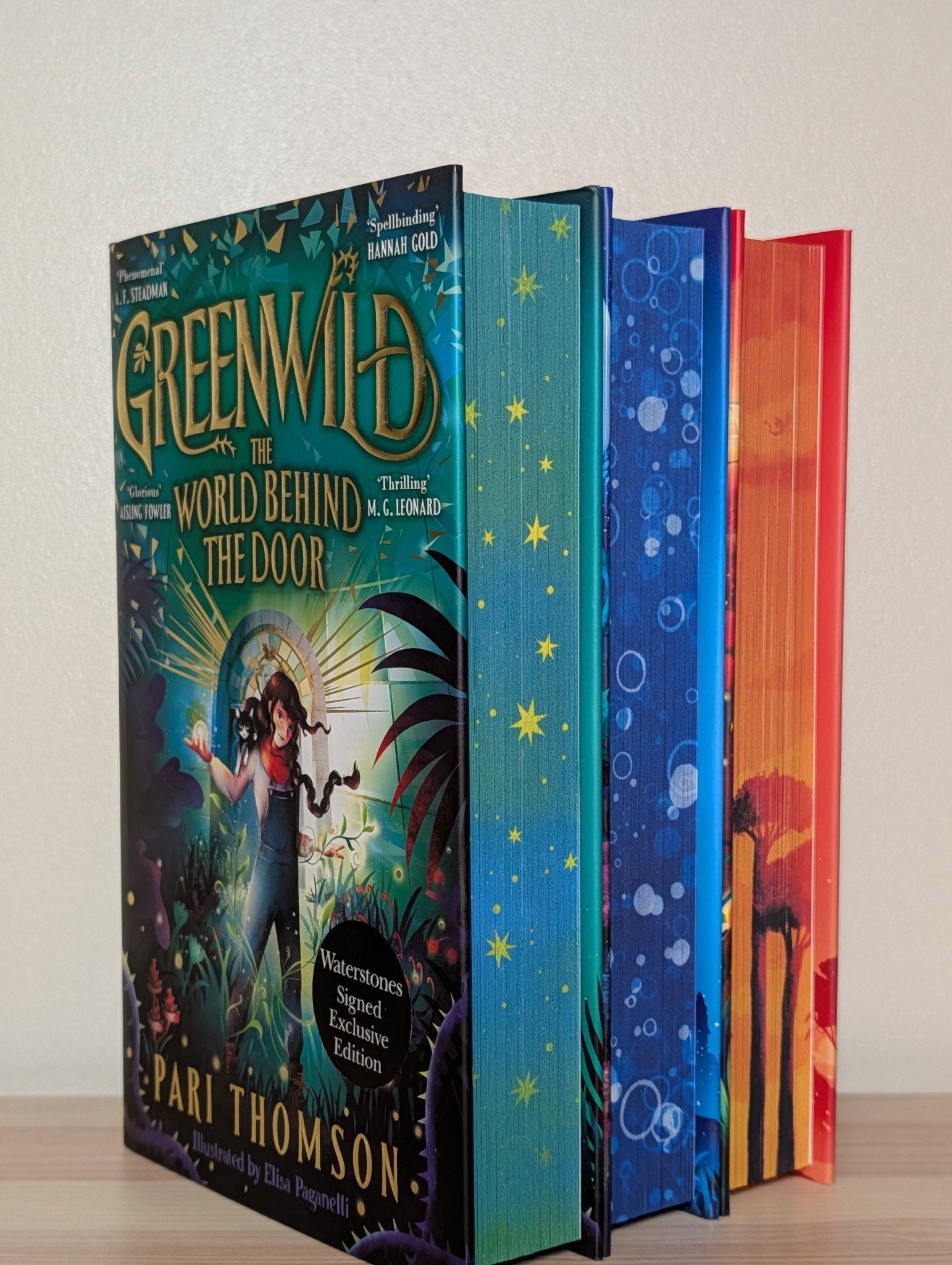 Greenwild 1 - 3 by Pari Thomson (Signed Set with sprayed edges) - Fialta Books