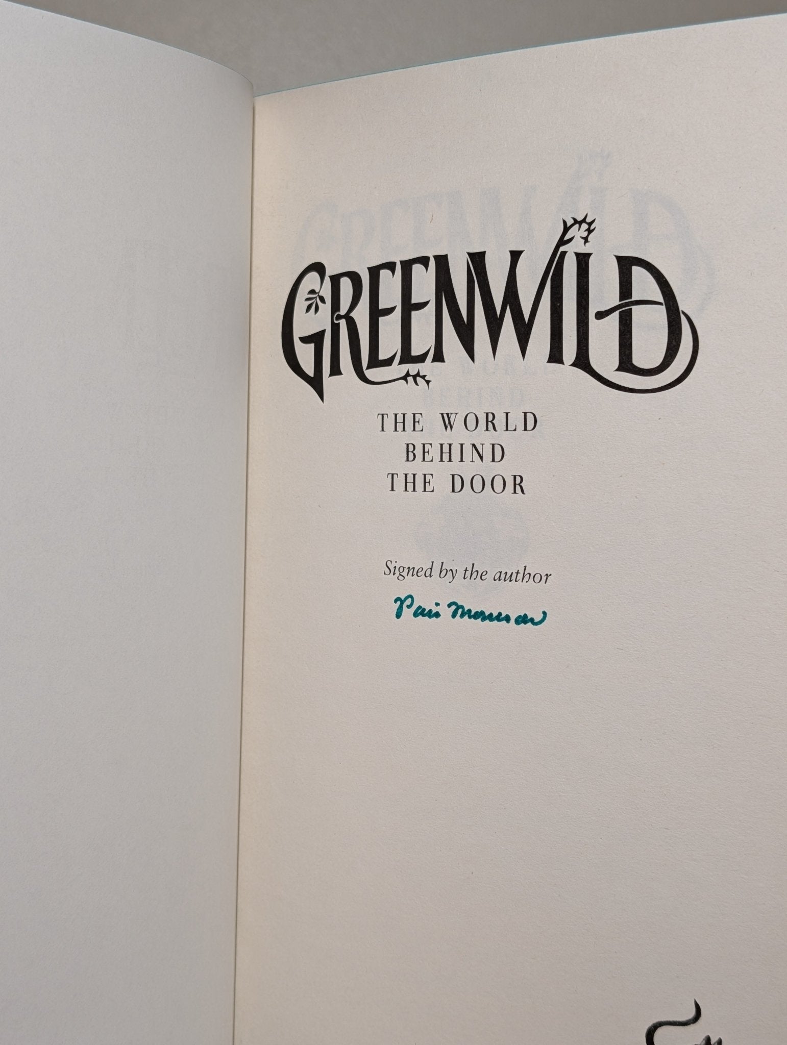 Greenwild 1 - 3 by Pari Thomson (Signed Set with sprayed edges) - Fialta Books