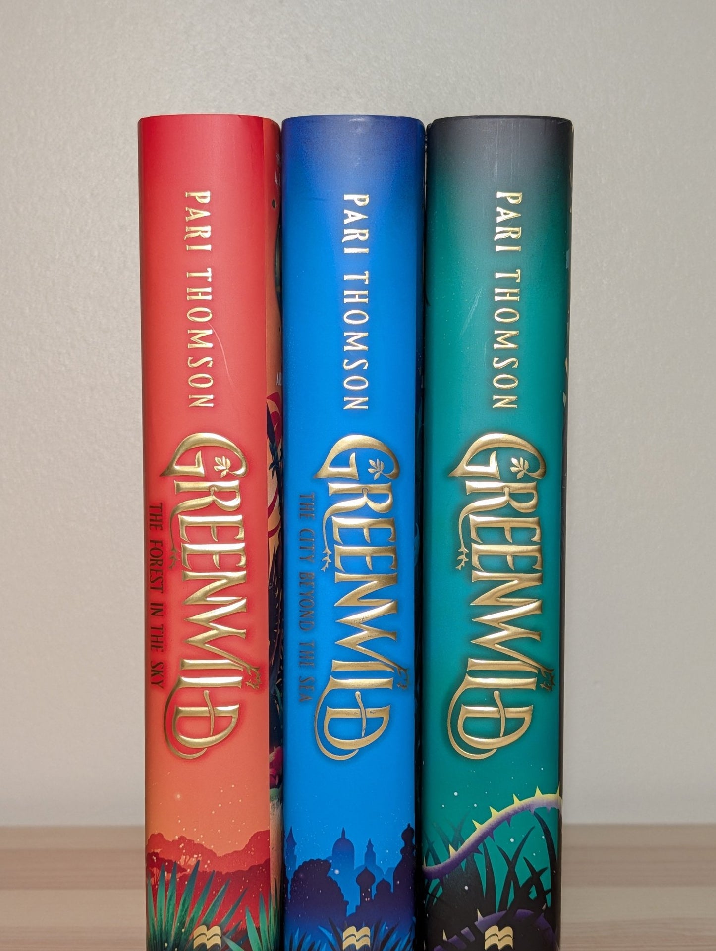 Greenwild 1 - 3 by Pari Thomson (Signed Set with sprayed edges) - Fialta Books