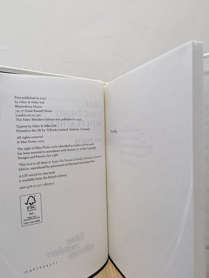 Grief Is the Thing with Feathers by Max Porter (Signed Limited Edition) - Fialta Books