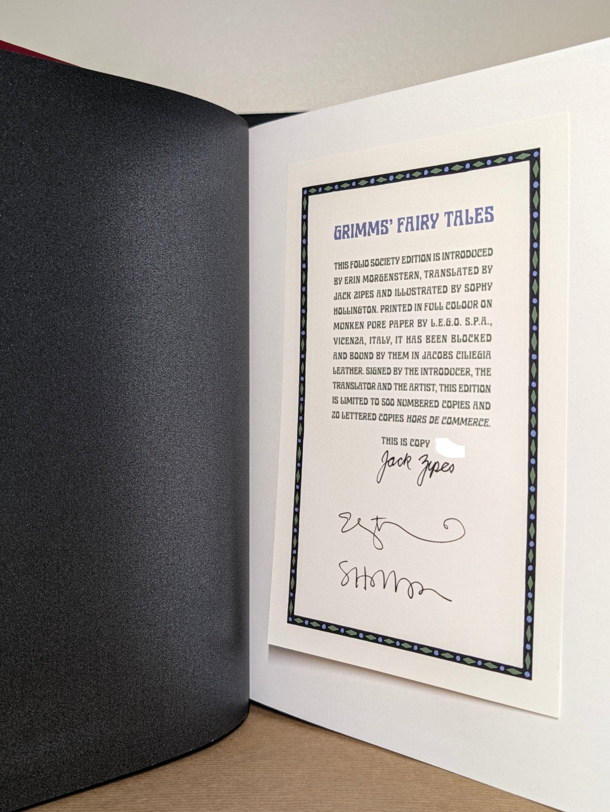 Grimms' Fairy Tales by The Brothers Grimm (Folio Limited Edition) - Fialta Books