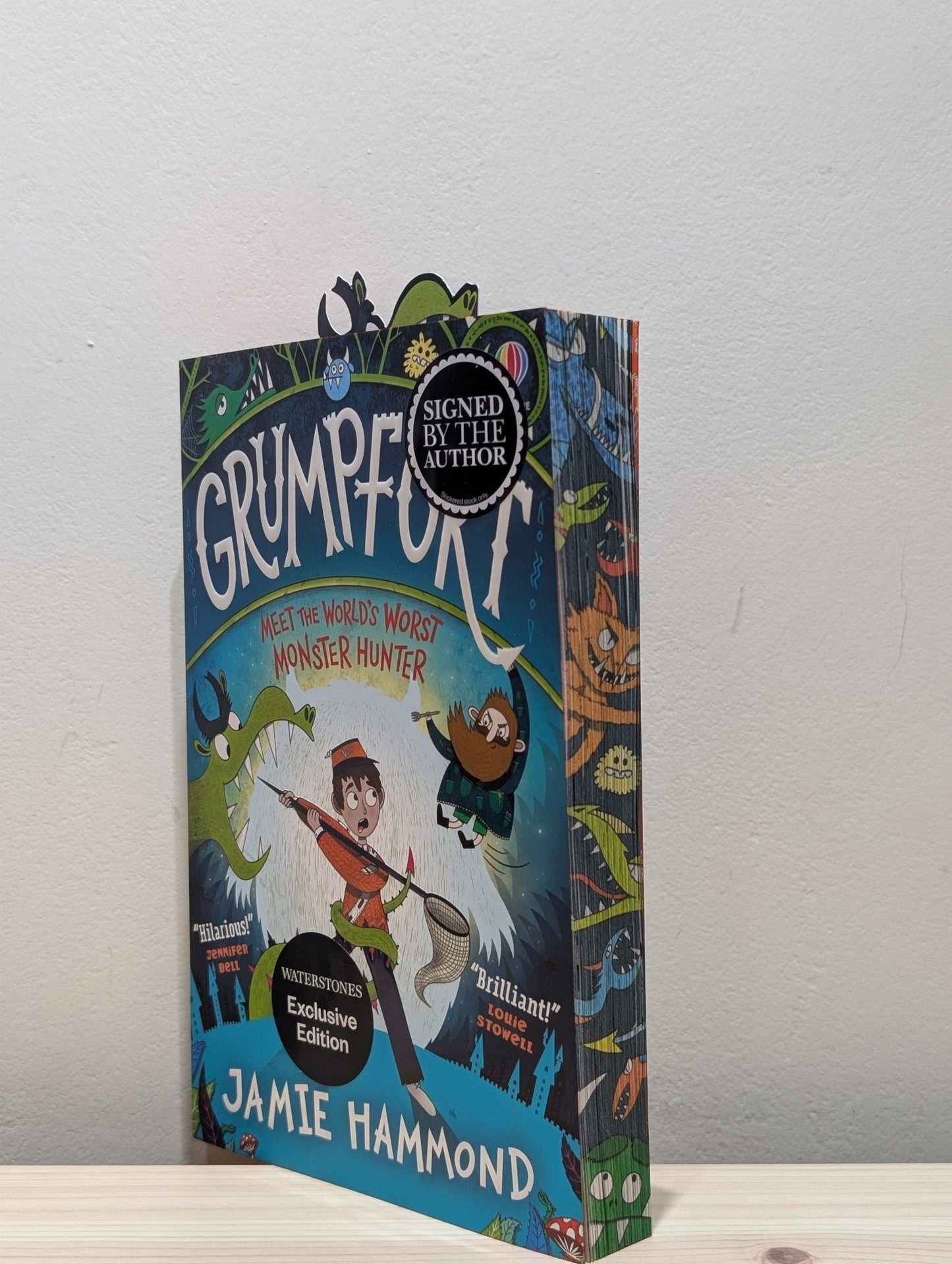 Grumpfort by Jamie Hammond (Signed First Edition with sprayed edges) - Fialta Books