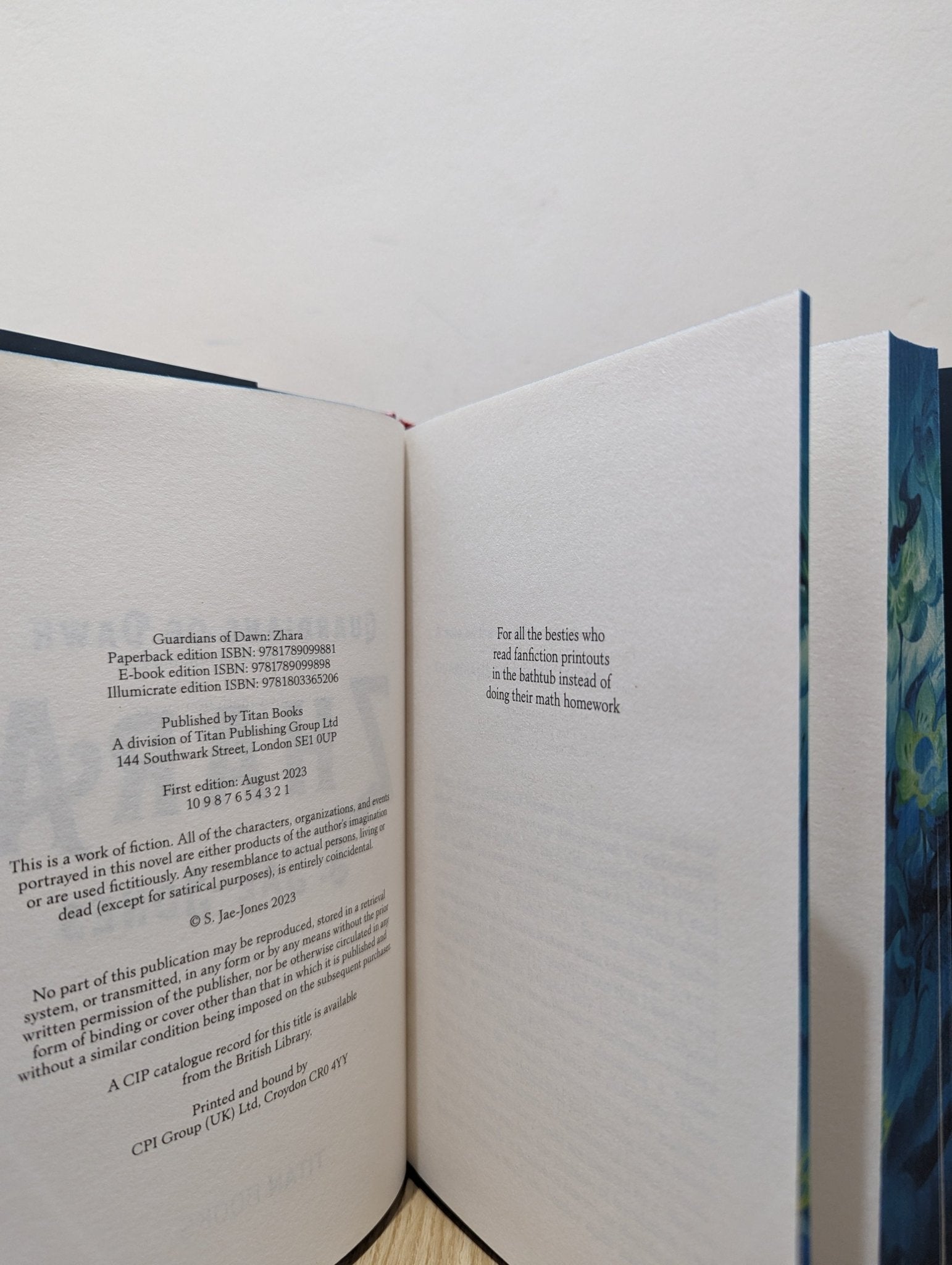 Guardians of Dawn - Zhara by S. Jae - Jones (Signed First Edition with sprayed edges) - Fialta Books