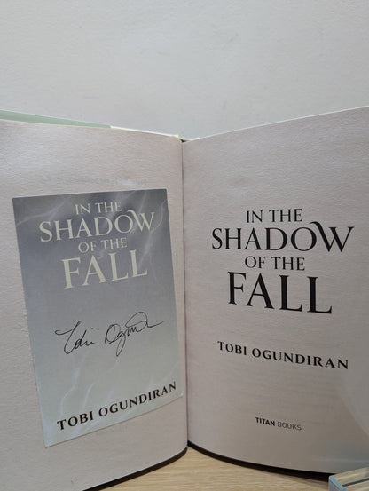 Guardians of the Gods - In the Shadow of the Fall 1 by Tobi Ogundiran (Signed First Edition) - Fialta Books