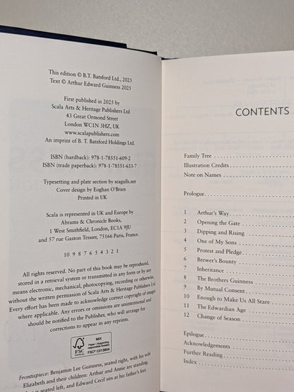 Guinness: A Family Succession by Arthur Edward Guinness (Signed First Edition) - Fialta Books